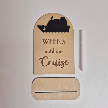 Cruise Countdown Plaque